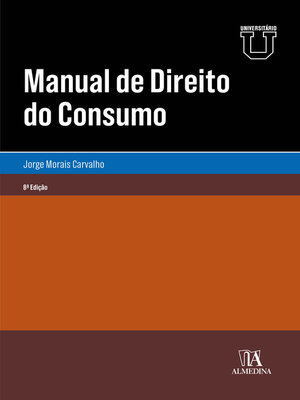 cover image of Manual de Direito do Consumo--8ª Edição